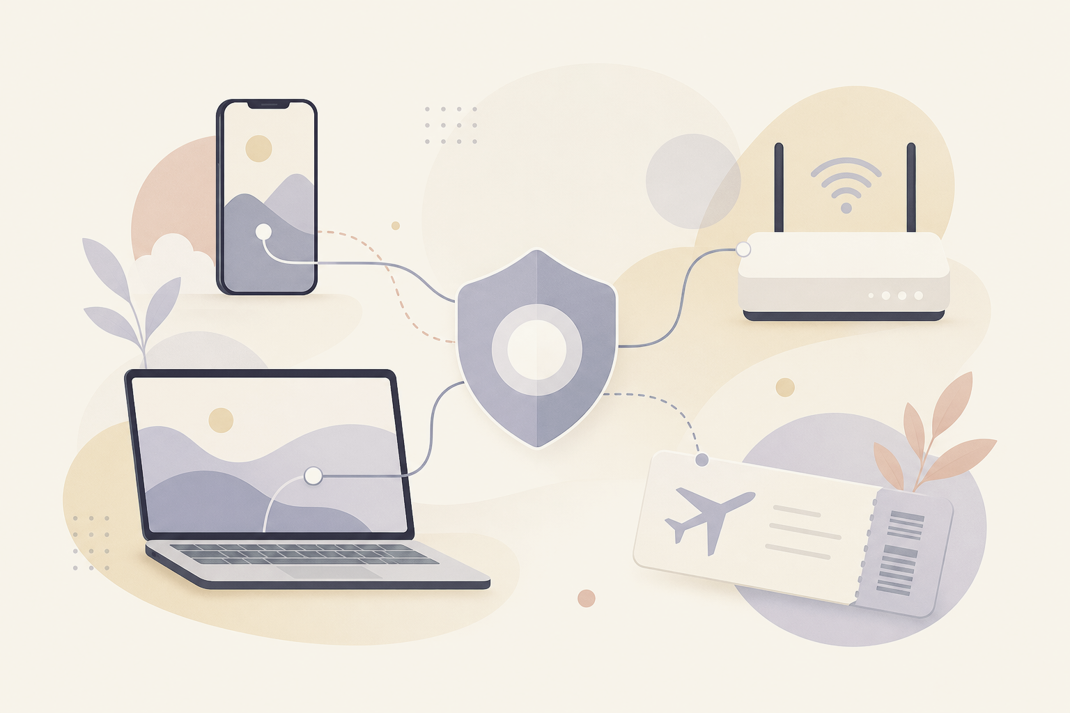 Friendly VPN buying guide artwork for comparing services